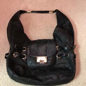 Jimmy Choo Top Grain Leather Hobo